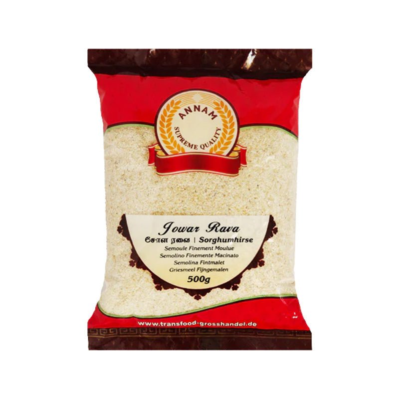 Kaszka Annam Jowar Rava 500 g – baza do upma śniadań dań indyjskich