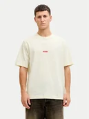 Koszulki męskie - Jack & Jones T-Shirt Club 12289842 Żółty Relaxed Fit - miniaturka - grafika 1