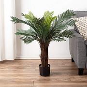 Sztuczne drzewka - Czysty ogród sztuczna palma Cycas - 91 cm roślina doniczkowa sztuczna roślina do domu lub biura dekoracja - ozdobna roślinność do użytku wewnątrz lub na zewnątrz, zielona - miniaturka - grafika 1