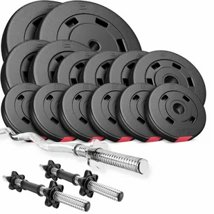 Hop-sport Zestaw obciążeń kompozytowych Premium 56kg 47465 - Obciążenia - miniaturka - grafika 1