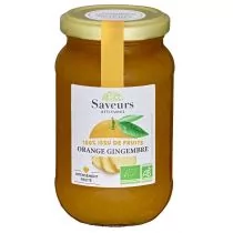 MUS Z POMARAŃCZY I IMBIRU BIO 310 g - SAVEURS ET FRUITS - Konfitury, marmolady, powidła - miniaturka - grafika 1