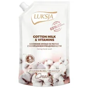 Mydła - Luksja Mydło w płynie CREAMY COTTON MILK & PROVITAMIN B5 400ml ML - miniaturka - grafika 1
