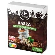 Kasza - Carrefour Classic Kasza gryczana prażona 400 g (4 x 100 g) - miniaturka - grafika 1