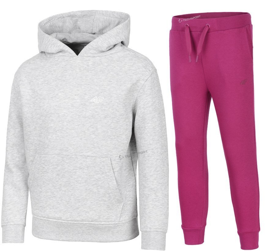 4F OCIEPLANY DZIEWCZÄCY DRES KOMPLET BLUZA SPODNIE / rozm 158