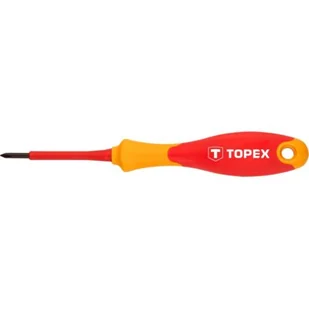 Topex wkrętak krzyżowy, izolowany, Ph2x100mm, 1000V, , 39D477 - Śrubokręty - miniaturka - grafika 1
