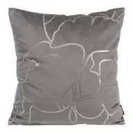 Poszewki na poduszki - Euro Firany Poszewka 45 x 45 Eurofirany Velvet Blink 35 Szary 1224558 - miniaturka - grafika 1