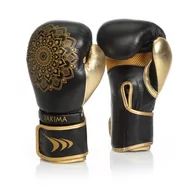 Rękawice bokserskie - Yakimasport Rękawice bokserskie damskie MANDALA BLACK/GOLD 10 oz - miniaturka - grafika 1