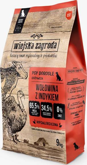 Wiejska Zagroda Wołowina z indykiem 9kg