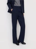 Spodnie damskie - Reserved - Spodnie flare z kantem - granatowy - miniaturka - grafika 1