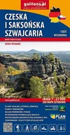 Obcojęzyczne przewodniki, mapy i atlasy - Mapa turystyczna - Czeska i Saksońska Szwajacaria - książka - miniaturka - grafika 1