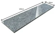 Kostki brukowe i krawężniki - Parapet Stopnica granitowa szara polerowana G602 135x33x2 Bianco Sardo - miniaturka - grafika 1