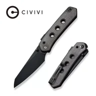 Noże - Nóż składany Civivi Vision FG Dark Green Canvas Micarta, Black Nitro-V by Snecx Tan (C22036-3) - miniaturka - grafika 1
