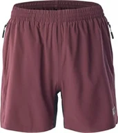 Spodnie sportowe męskie - IQ Męskie spodenki krótkie treningowe siłownia bieganie IQ Olpu bordowe rozmiar XXL - miniaturka - grafika 1