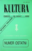 Książki o kulturze i sztuce - Kultura nr 10 rok 2000 - miniaturka - grafika 1