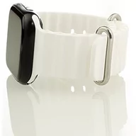 Akcesoria do smartwatchy - Pasek LUNA do Apple Watch 3/4/5/6/7/8 SE (42/44/45mm) Biały - miniaturka - grafika 1