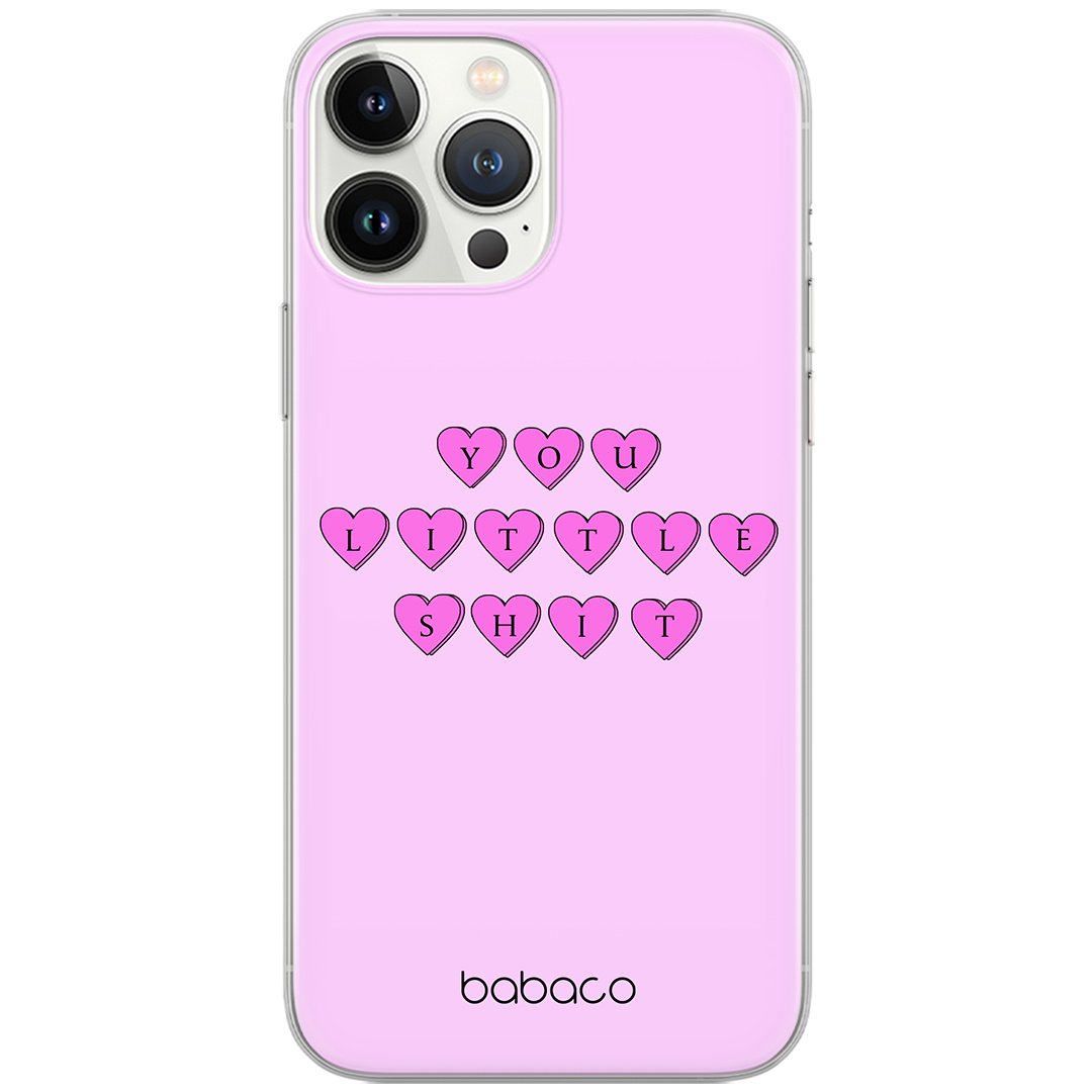 Etui do Apple IPHONE XS Max Girl 015 Babaco Nadruk pełny Fioletowy
