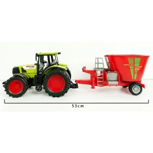 Traktor z mieszalnikiem - Macyszyn Toys - Samochody i pojazdy dla dzieci - miniaturka - grafika 1