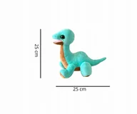 Maskotki i pluszaki - Maskotka Pluszak Zabawka Dinozaur Dla Dzieci Miękki Niebieski 25Cm - miniaturka - grafika 1