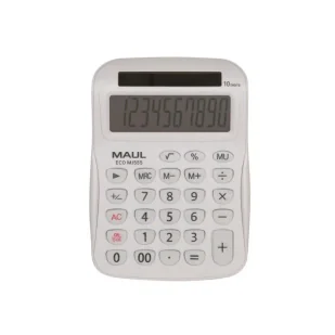 Kalkulator biurkowy ECO MJ555 10-pozycyjny biały - Maul - Kalkulatory - miniaturka - grafika 1