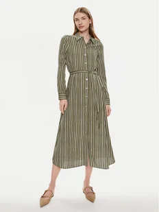 Vero Moda Sukienka koszulowa Ilisa 10306597 Brązowy Regular Fit - Sukienki - miniaturka - grafika 1
