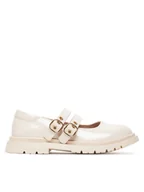 Buty dla dziewczynek - Mayoral Półbuty 46556 Écru - miniaturka - grafika 1