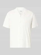 Koszule męskie - Koszula casualowa o kroju regular fit z mieszanki bawełny i lnu - miniaturka - grafika 1