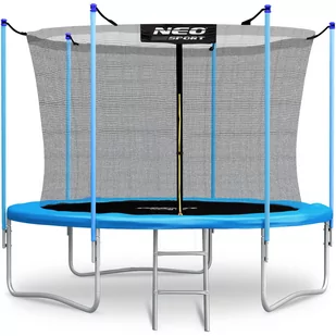 Trampolina ogrodowa Neo-Sport NS-08W181 z siatką wewnętrzną 8ft/252cm - Trampoliny - miniaturka - grafika 1