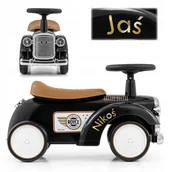 Chodziki - Jeździk Samochodzik dla Dziecka Prezent na Chrzest dla Chłopca Royce +Imię - miniaturka - grafika 1