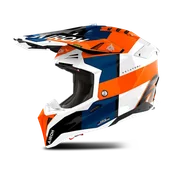 Kaski motocyklowe - Kask Cross Airoh Aviator 3 PomarańczowyM - miniaturka - grafika 1