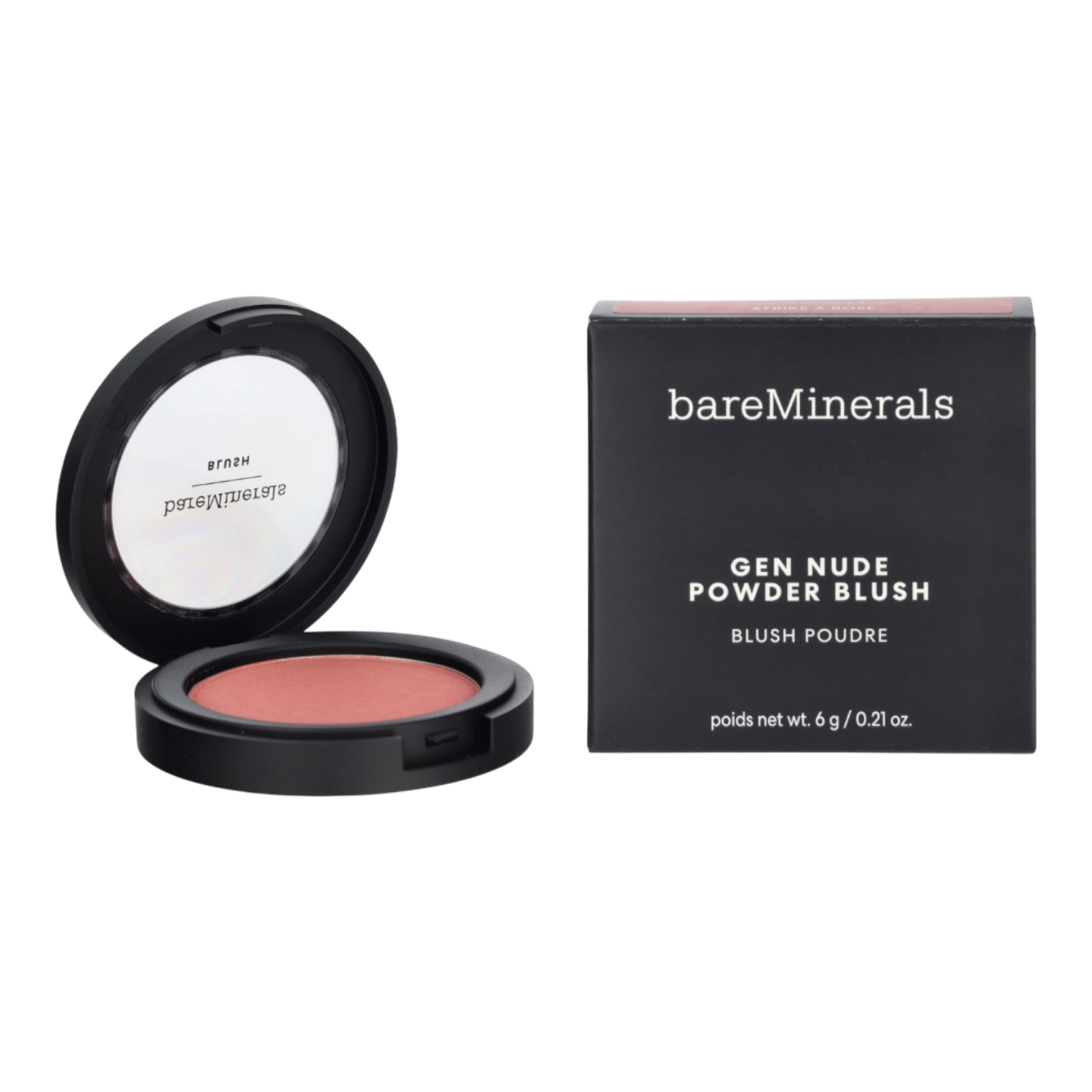 Bareminerals Gen Nude Powder Blush, Strike A Rose