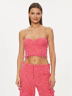 Patrizia Pepe Top 8C0678/A376-F592 Różowy Regular Fit - Koszulki i topy damskie - miniaturka - grafika 1