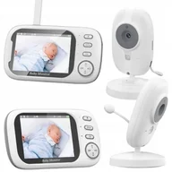 Elektroniczne nianie i monitory oddechu - Elektroniczna Niania z Kamerą FULL HD – Na żywo Tryb Nocny WIFI USB - miniaturka - grafika 1