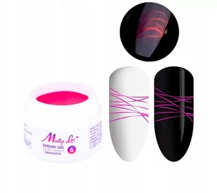 Spider Gel Żel Do Zdobień Neonowy Molly 3ML Nr 6 - Żele do paznokci - miniaturka - grafika 1