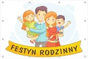 Pomoce naukowe - Festyn Rodzinny- Baner do szkoły i przedszkola - miniaturka - grafika 1