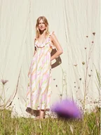 Sukienki - Selected Femme Sukienka codzienna 16089827 Różowy Regular Fit - miniaturka - grafika 1