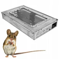 Zwalczanie i odstraszanie szkodników - Browin DUŻA Pułapka na myszy metalowa ŻYWOŁAPKA łapka 730407 - miniaturka - grafika 1