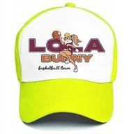 Czapki i chusty sportowe męskie - Czapka z Daszkiem LOLA BUNNY Dla Fana Kreskówek Wzory Biało Żółta - miniaturka - grafika 1