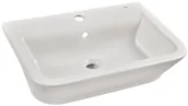 Umywalki - Roca Umywalka ceramiczna półblatowa Domus 56 x 40 - miniaturka - grafika 1