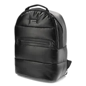 Plecaki - Czarny Modny Pikowany Plecak Big Star - Big Star Accessories - miniaturka - grafika 1