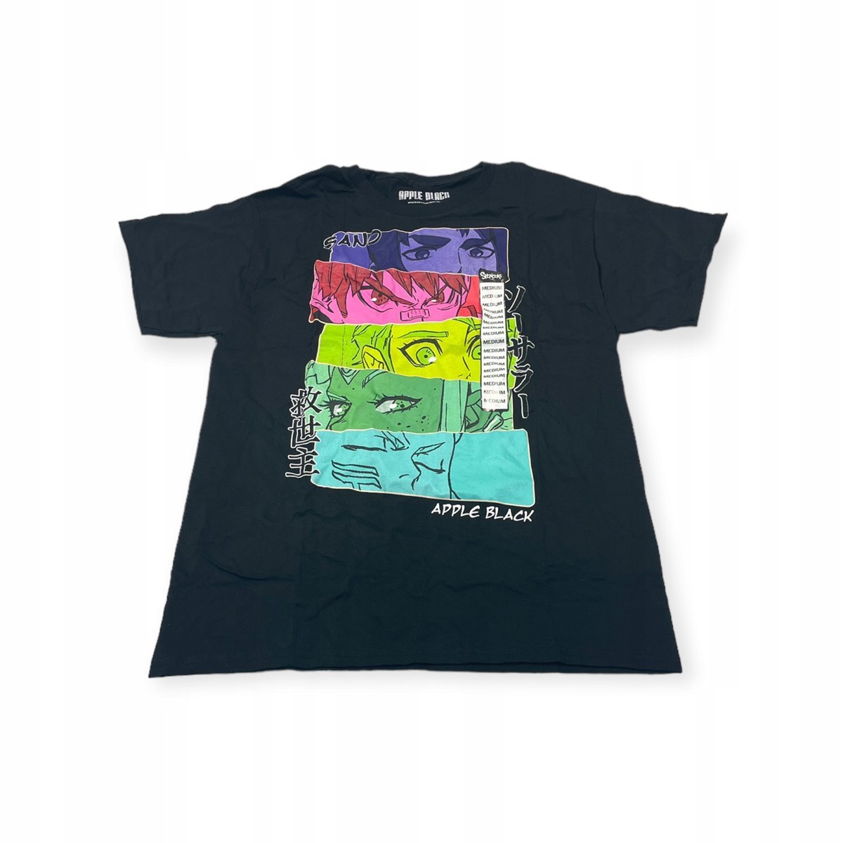 Koszulka T-shirt męski okrągły dekolt SPENCER'S APPLE BLACH L