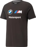 Koszulki męskie - Puma BMW M Motorsport ESS Logo Tee - Koszulka męska bawełniana czarna 538148-01 , Rozmiar: XXL - miniaturka - grafika 1