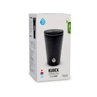 Kubki termiczne - Kubek termiczny Dafi 420 ml double wall mug czarny - miniaturka - grafika 1