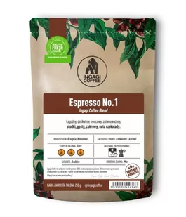 Kawa ziarnista Ingagi Coffee Espresso No 1 250g - Kawa - miniaturka - grafika 1