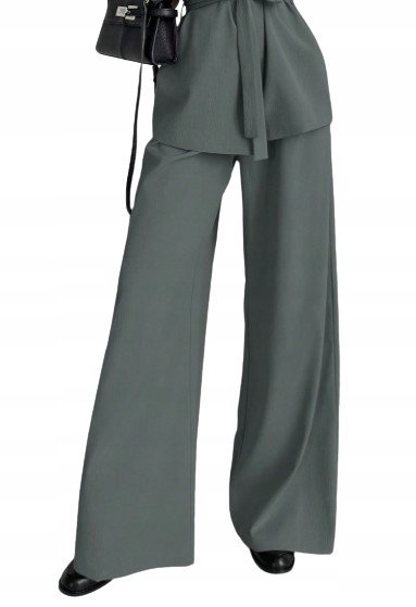 SHEIN ELEGANCKIE SPODNIE DAMSKIE PROSTE WYSOKI STAN 40/42 1EC