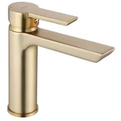 Baterie umywalkowe - BATERIA UMY MY2021-2GG ARGUS ZŁOTA SZCZOTK NISKA REA-B6410 - miniaturka - grafika 1