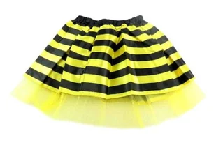 SPÓDNICZKA PASKI CZARNO-ŻÓŁTA 26cm - Sukienki i spódniczki dla dziewczynek - miniaturka - grafika 1