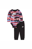 Komplety dla niemowląt - Dwuczęściowy zestaw z body i spodniami dla niemowląt Nike Snow Day - Czerń - miniaturka - grafika 1