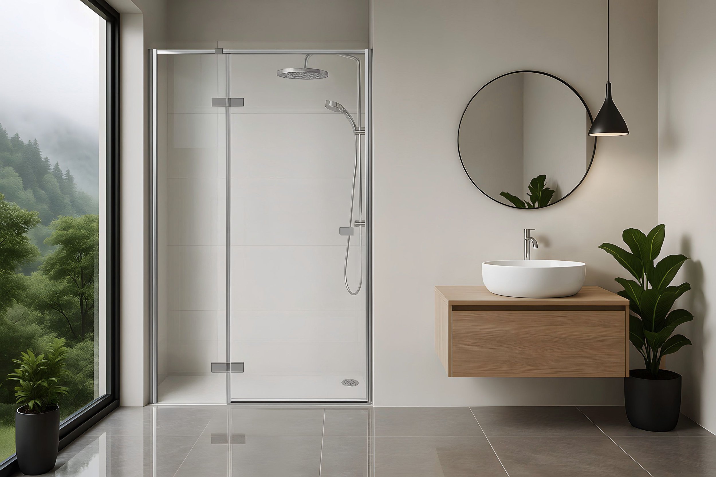 Rea Drzwi prysznicowe Atlas 80 Chrome