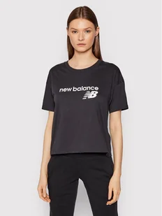 New Balance T-Shirt WT03805 Czarny Relaxed Fit - Koszulki i topy damskie - miniaturka - grafika 1