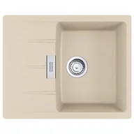 Zlewozmywaki - Franke Centro CNG 611-62 GSC Zlewozmywak granitowy jednokomorowy 62x50 cm beżowy 114.0687.314 - miniaturka - grafika 1